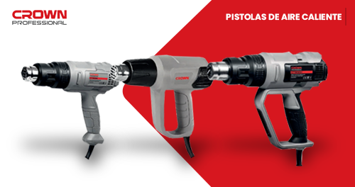 pistola de aire caliente crown